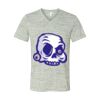White Marble Unisex Jersey Short-Sleeve V-Neck T-Shirt Thumbnail