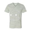 White Marble Unisex Jersey Short-Sleeve V-Neck T-Shirt Thumbnail