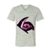 White Marble Unisex Jersey Short-Sleeve V-Neck T-Shirt Thumbnail
