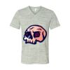 White Marble Unisex Jersey Short-Sleeve V-Neck T-Shirt Thumbnail