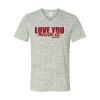 White Marble Unisex Jersey Short-Sleeve V-Neck T-Shirt Thumbnail