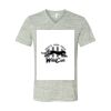 White Marble Unisex Jersey Short-Sleeve V-Neck T-Shirt Thumbnail