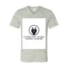 White Marble Unisex Jersey Short-Sleeve V-Neck T-Shirt Thumbnail