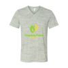 White Marble Unisex Jersey Short-Sleeve V-Neck T-Shirt Thumbnail
