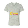 White Marble Unisex Jersey Short-Sleeve V-Neck T-Shirt Thumbnail