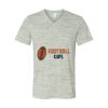 White Marble Unisex Jersey Short-Sleeve V-Neck T-Shirt Thumbnail