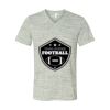 White Marble Unisex Jersey Short-Sleeve V-Neck T-Shirt Thumbnail