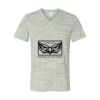 White Marble Unisex Jersey Short-Sleeve V-Neck T-Shirt Thumbnail