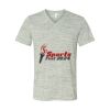 White Marble Unisex Jersey Short-Sleeve V-Neck T-Shirt Thumbnail