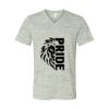 White Marble Unisex Jersey Short-Sleeve V-Neck T-Shirt Thumbnail