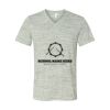 White Marble Unisex Jersey Short-Sleeve V-Neck T-Shirt Thumbnail