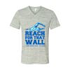 White Marble Unisex Jersey Short-Sleeve V-Neck T-Shirt Thumbnail