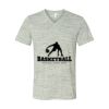 White Marble Unisex Jersey Short-Sleeve V-Neck T-Shirt Thumbnail