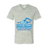 White Marble Unisex Jersey Short-Sleeve V-Neck T-Shirt Thumbnail