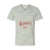 White Marble Unisex Jersey Short-Sleeve V-Neck T-Shirt Thumbnail