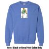 Adult Heavy Blend Heather Royal or Red 60/40 Fleece Crew (S) Thumbnail