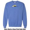 Adult Heavy Blend Heather Royal or Red 60/40 Fleece Crew (S) Thumbnail