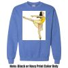 Adult Heavy Blend Heather Royal or Red 60/40 Fleece Crew (S) Thumbnail