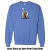 Adult Heavy Blend Heather Royal or Red 60/40 Fleece Crew (S) Thumbnail