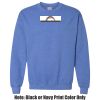Adult Heavy Blend Heather Royal or Red 60/40 Fleece Crew (S) Thumbnail