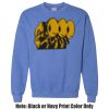 Adult Heavy Blend Heather Royal or Red 60/40 Fleece Crew (S) Thumbnail