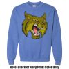 Adult Heavy Blend Heather Royal or Red 60/40 Fleece Crew (S) Thumbnail