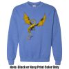Adult Heavy Blend Heather Royal or Red 60/40 Fleece Crew (S) Thumbnail