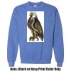Adult Heavy Blend Heather Royal or Red 60/40 Fleece Crew (S) Thumbnail