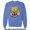Adult Heavy Blend Heather Royal or Red 60/40 Fleece Crew (S) Thumbnail