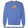 Adult Heavy Blend Heather Royal or Red 60/40 Fleece Crew (S) Thumbnail