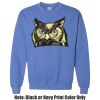 Adult Heavy Blend Heather Royal or Red 60/40 Fleece Crew (S) Thumbnail