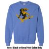 Adult Heavy Blend Heather Royal or Red 60/40 Fleece Crew (S) Thumbnail