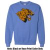 Adult Heavy Blend Heather Royal or Red 60/40 Fleece Crew (S) Thumbnail