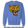 Adult Heavy Blend Heather Royal or Red 60/40 Fleece Crew (S) Thumbnail