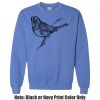 Adult Heavy Blend Heather Royal or Red 60/40 Fleece Crew (S) Thumbnail
