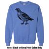 Adult Heavy Blend Heather Royal or Red 60/40 Fleece Crew (S) Thumbnail