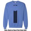 Adult Heavy Blend Heather Royal or Red 60/40 Fleece Crew (S) Thumbnail