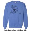 Adult Heavy Blend Heather Royal or Red 60/40 Fleece Crew (S) Thumbnail