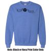 Adult Heavy Blend Heather Royal or Red 60/40 Fleece Crew (S) Thumbnail