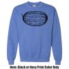 Adult Heavy Blend Heather Royal or Red 60/40 Fleece Crew (S) Thumbnail