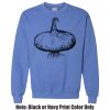 Adult Heavy Blend Heather Royal or Red 60/40 Fleece Crew (S) Thumbnail