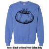 Adult Heavy Blend Heather Royal or Red 60/40 Fleece Crew (S) Thumbnail