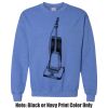 Adult Heavy Blend Heather Royal or Red 60/40 Fleece Crew (S) Thumbnail