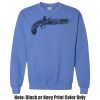 Adult Heavy Blend Heather Royal or Red 60/40 Fleece Crew (S) Thumbnail