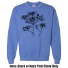 Adult Heavy Blend Heather Royal or Red 60/40 Fleece Crew (S) Thumbnail