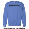 Adult Heavy Blend Heather Royal or Red 60/40 Fleece Crew (S) Thumbnail