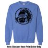 Adult Heavy Blend Heather Royal or Red 60/40 Fleece Crew (S) Thumbnail