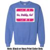 Adult Heavy Blend Heather Royal or Red 60/40 Fleece Crew (S) Thumbnail