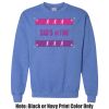 Adult Heavy Blend Heather Royal or Red 60/40 Fleece Crew (S) Thumbnail