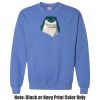 Adult Heavy Blend Heather Royal or Red 60/40 Fleece Crew (S) Thumbnail